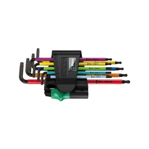 Sada klíčů TORX, TORX BO Wera 967 SPKL/9 Multicolour 05024335001, 9dílná