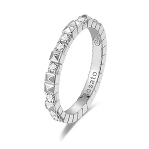 Rosato Originálne strieborný prsteň so zirkónmi cubic RZA011 58 mm