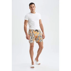 DEFACTO Regular Fit Patterned Short Swimming Shorts