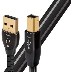 AudioQuest Pearl 3 m Blanc-Noir Câble USB Salut-Fi