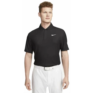 Nike Dri-Fit Tiger Woods Mens Golf Polo Black/Anthracite/White XL