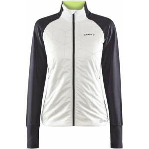 Craft ADV SubZ Lumen Jacket 2 W Ash White/Slate S Chaqueta para correr