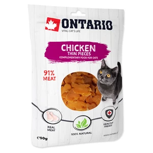 Pochoutka Ontario kuřecí tenké kousky 50g 50g