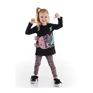 Denokids Zebra Girls' Tunic Set