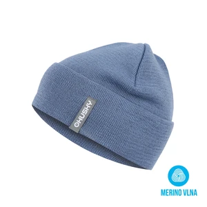 Husky  Merhat 6 blue, XS Detská merino čiapka