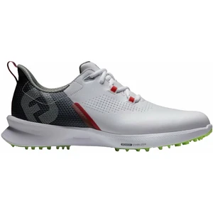 Footjoy FJ Fuel Mens Golf Shoes White/Navy/Lime 44,5