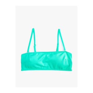 Koton Strapless Bikini Top with Thin Straps Covered