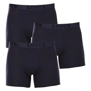 3PACK pánské boxerky Levis modré