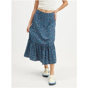 Dark blue Ladies Floral Midi Skirt Tommy Jeans - Ladies