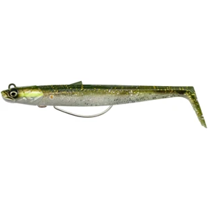 Savage gear gumová nástraha sandeel v2 wl sinking green silver 2+1 - 11,5 cm 22 g