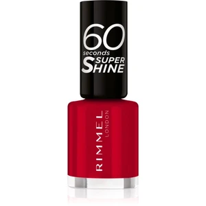 Rimmel 60 Seconds Super Shine lak na nehty odstín 313 Feisty Red 8 ml