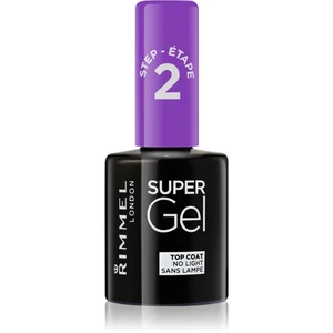 Rimmel Super Gel Step 2 vrchní lak na nehty pro třpytivý lesk 12 ml