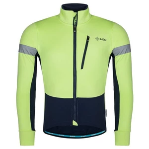 Men's cycling softshell jacket KILPI VELOVER-M light green
