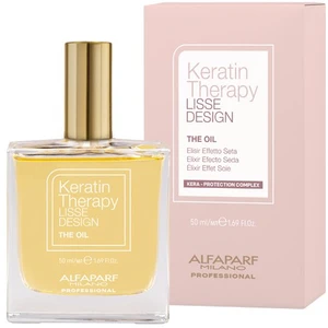 Alfaparf Milano Lisse Design Keratin Therapy The Oil olejek do wszystkich rodzajów włosów 50 ml