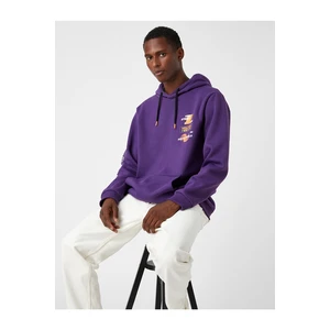 Koton Sweatshirt - Purple - Relaxed fit