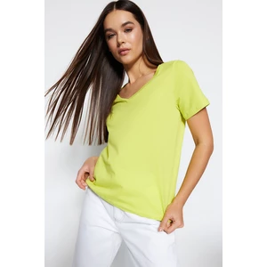 Trendyol T-Shirt - Yellow - Regular fit