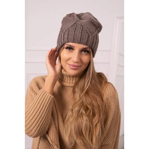 Ladies beanie Liliana K375 cappuccino