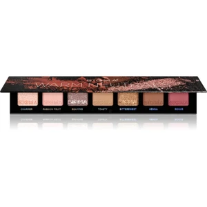 Sigma Beauty Warm Neutrals Mini Eyeshadow Palette paleta očních stínů 7,77 g