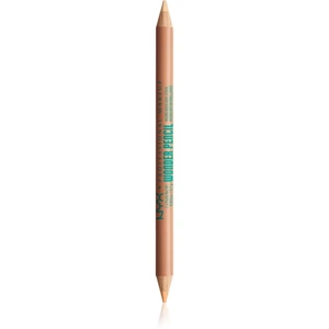 NYX Professional Makeup Wonder Pencil oboustranná tužka na oči odstín 02 Medium 2x0,7 g