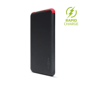 Power Bank FIXED Zen Slim 5000 mAh (FIXPB-SLI50-BK) čierna powerbanka • kapacita 5 000 mAh • tenký dizajn • podpora rýchleho nabíjania • pogumovaný po