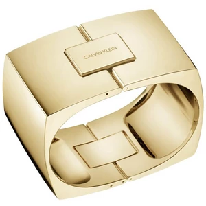 Calvin Klein Luxusní pozlacený náramek z oceli Assertive KJAHMD0001 5,4 x 4,3 cm - XS