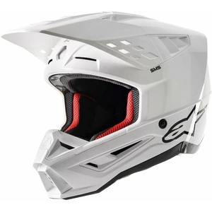 Alpinestars S-M5 Solid Helmet White Glossy S Casco