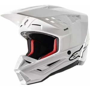 Alpinestars S-M5 Solid Helmet White Glossy S Helm