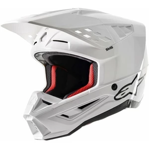Alpinestars S-M5 Solid Helmet White Glossy S Kask