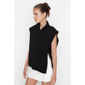 Trendyol Sweater Vest - Black - Regular fit