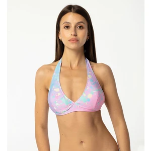 Aloha From Deer Woman's Splashed Halter Neck Bikini Top BTH AFD813
