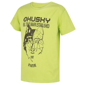 Children's functional T-shirt HUSKY Tash K bright green