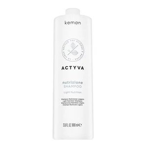 Kemon Actyva Nutrizione Light Shampoo vyživující šampon pro jemné vlasy 1000 ml