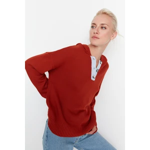 Trendyol Sweater - Orange - Regular fit