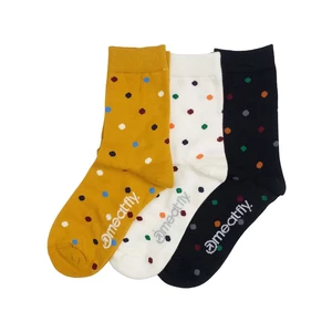 Meatfly 3 PACK - ponožky LEXY Mini Dots 36-39