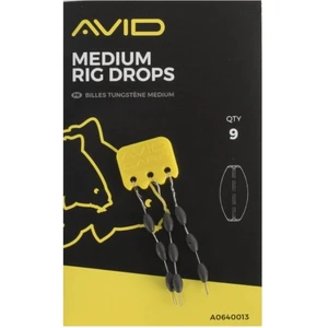 Avid carp tungstenové ťažítka outline rig drops - xl