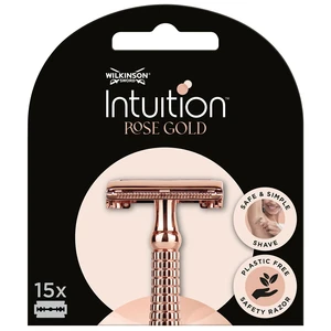 Wilkinson Sword Intuition Rose Gold Blades náhradní břity 15 ks