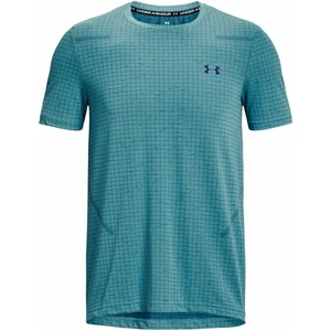 Under Armour Men's UA Seamless Grid Short Sleeve Glacier Blue/Sonar Blue S