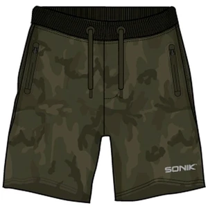 Sonik kraťasy camo fleece shorts - l