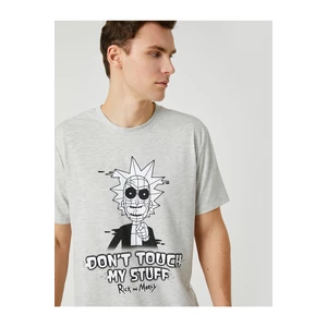 Koton Rick And Morty Oversized T-Shirt Licensed Print