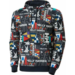 Helly Hansen Men's Newport Hoodie Navy Burgee Aop M