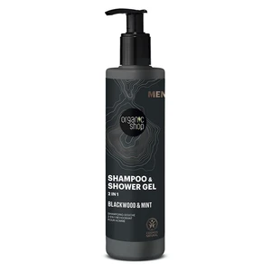 Organic Shop Men Blackwood & Mint šampon a sprchový gel 2 v 1 pro muže 280 ml