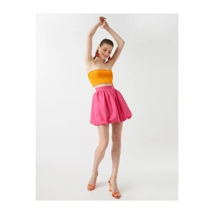 Koton Cotton Mini Balloon Skirt