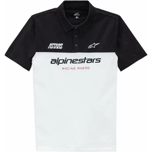 Alpinestars Paddock Polo White/Black L Camiseta de manga corta