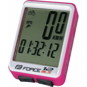 Force WLS Bike Computer 12 Wireless Pink Electrónica de ciclismo