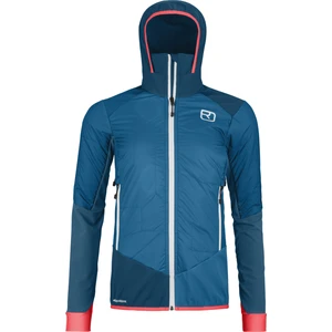 Ortovox Swisswool Col Becchei Hybrid Jacket W Mountain Blue M Veste outdoor