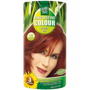 HennaPlus Dlhotrvajúca farba na vlasy 100 ml (Long Lasting Colour) 7.46 medenočervenú