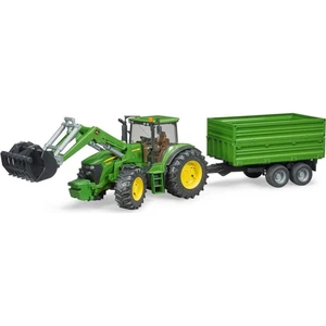 Bruder 03055 Traktor John Deere 7930 s nakladačem a valníkem