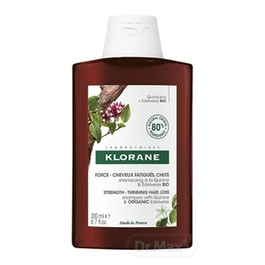 Klorane Chinin & Bio Protěž Alpská posilující šampon proti vypadávání vlasů 200 ml