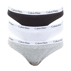 3PACK dámské kalhotky Calvin Klein vícebarevné (QD3588E-999)