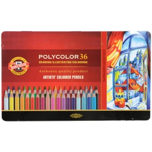 KOH-I-NOOR Polycolor Artist's Coloured Pencils 36 Mix